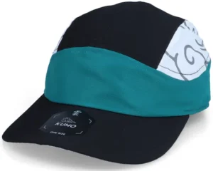 Storm Blue Black White 5-Panel Baseball Cap