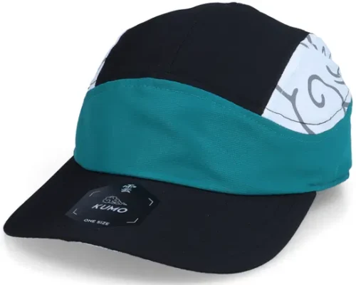 Storm Blue Black White 5-Panel Baseball Cap