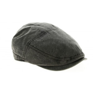 Stroy Grey Cotton Flat Cap