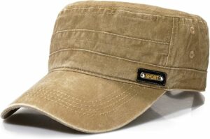 Unisex Cadet Army Cap - Beige