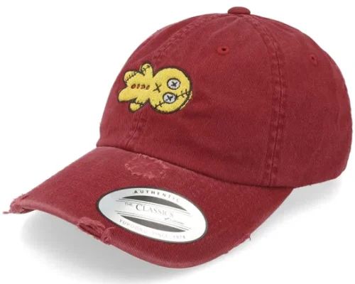 Vodoo Gingerbread Maroon Destroyed Dad Cap