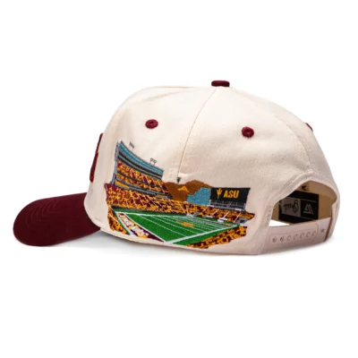 WOODN GRAIL ARIZONA STATE SUN DEVILS STADIUM PATCH SNAPBACK HAT