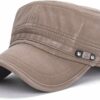 Washed Cotton Twill Army Cap