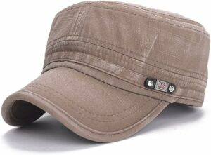 Washed Cotton Twill Army Cap