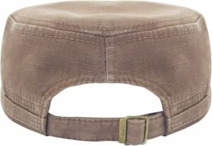 Washed Cotton Twill Army Cap