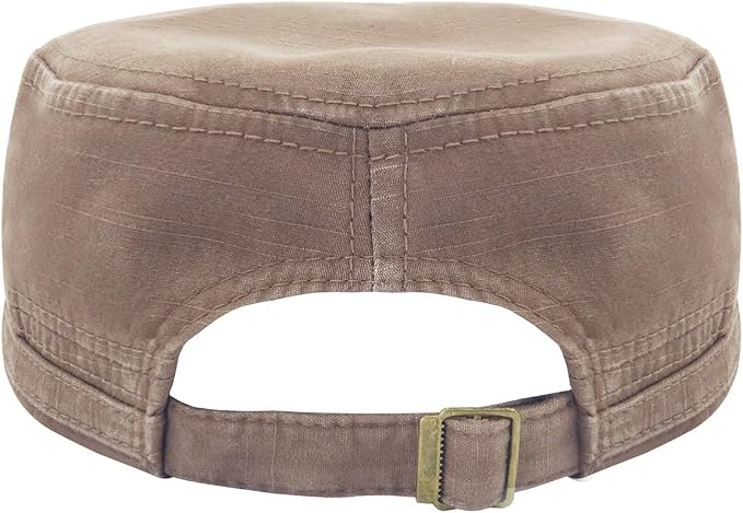 Washed Cotton Twill Army Cap
