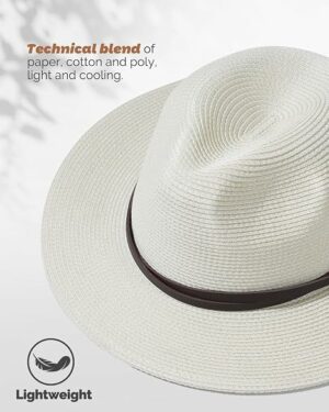 Wide Brim Beach Summer Straw Panama Hat
