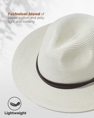 Wide Brim Beach Summer Straw Panama Hat