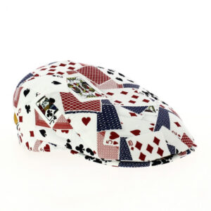 Women Playing Cards Flat Cap