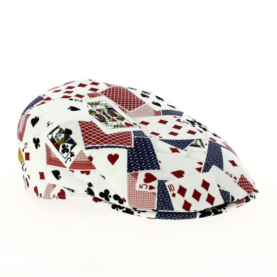 Women Playing Cards Flat Cap