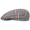 Stetson Plaid Linen Flat Cap