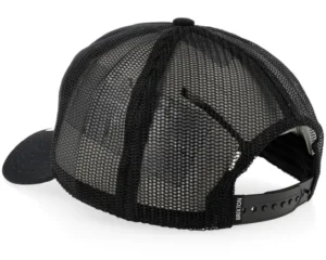 Take It Easy C Washed Black A-frame Trucker Cap