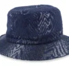 Fabric Blue Fishing Bucket Hat