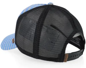 Hft Cap Business Stripe Dark BlueWhite A-Frame Trucker Cap
