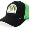 Hft Cap Dnc Slowstarter Black Green A-Frame Trucker Cap