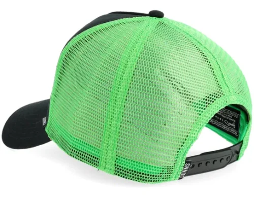 Hft Cap Dnc Slowstarter Black Green A-Frame Trucker Cap