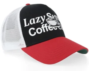 Hft Cap Guy In A Cup BlackRed A-Frame Trucker Cap