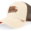 Hft Cap Lscc Funky Beige Brown A-Frame Trucker Cap