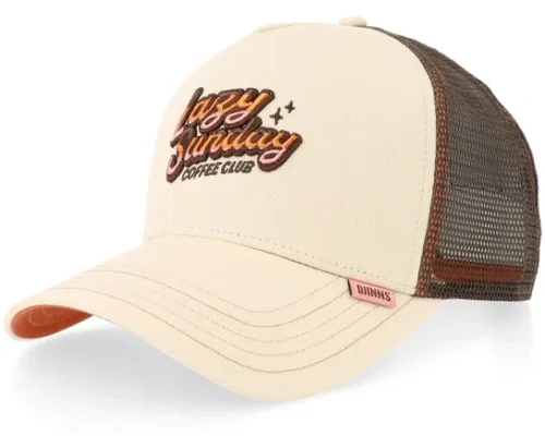 Hft Cap Lscc Funky Beige Brown A-Frame Trucker Cap