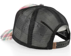 Hft Cap Patch Check Multi Red A-Frame Trucker Cap