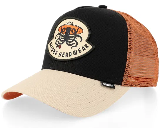Hft Cap Rose Kraken BlackKhaki A-Frame Trucker Cap