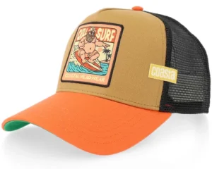Hft Chill Surf Khaki Rust A-Frame Trucker Cap