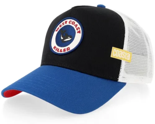 Hft Wc Killer Navy Blue A-Frame Trucker Cap