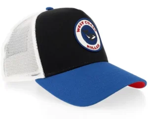 Hft Wc Killer Navy Blue A-Frame Trucker Cap
