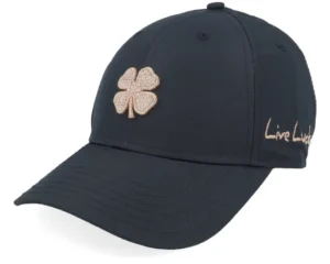 Hollywood Ladies BlackRose Gold Adjustable Sports Cap