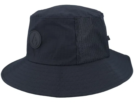Hooked On Surf Hat Black Bucket Hat