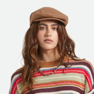 Hooligan Melton Flat Cap - Camel