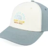 Khaki Grey A-Frame Adjustable Trucker Cap