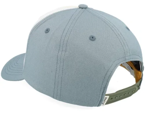 Khaki Grey A-Frame Adjustable Trucker Cap