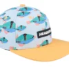 Kids Underwater Yellow Snapback Cap