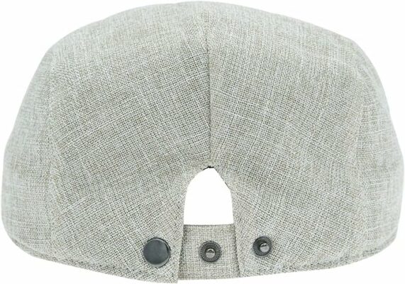 Linen Cotton Flat Cap for Men
