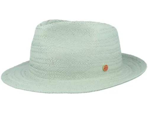 Maleo Paper Sage Straw Fedora Hat