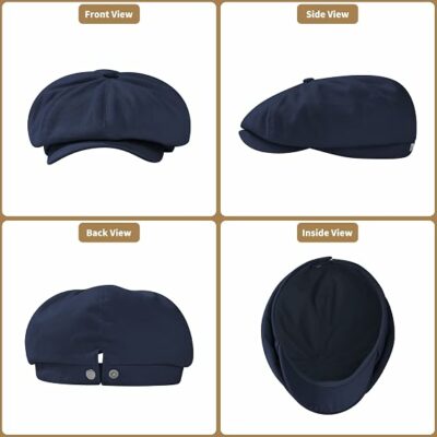 Men 100% Cotton Irish Newsboy Cap