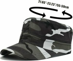 Men Military Adjustable Army Cap