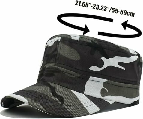 Men Military Adjustable Army Cap