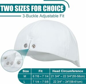 Men's 100% Cotton Adjustable Flat Cap