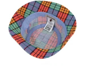 Multicolor Check Bucket Hat
