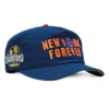 NEW ERA 19TWENTY NEW YORK KNICKS 2026 NBA CHAMPIONS PATCH NEW YORK FOREVER SNAPBACK PRE-CURVED HAT