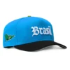 NEW ERA 9FIFTY A-FRAME 2026 DEL MUNDO BRAZIL FLAG PATCH SNAPBACK PRE-CURVED HAT