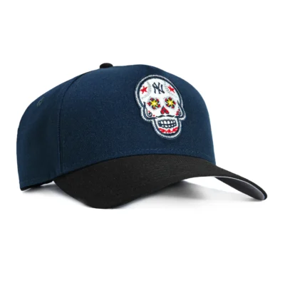 NEW ERA 9FORTY A-FRAME NEW YORK YANKEES SUGAR SKULL SNAPBACK HAT
