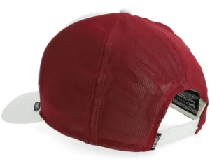New Hft Cap Finefine Mesh OffwhiteWine A-Frame Trucker Cap