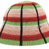 Redding Knit Hat Peach Cobbler Multi Stripe Bucket Hat