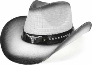 Straw Wide with Shapeable Brim Cowboy Hat