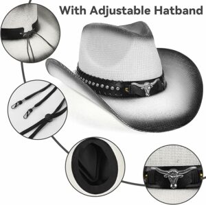 Straw Wide with Shapeable Brim Cowboy Hat