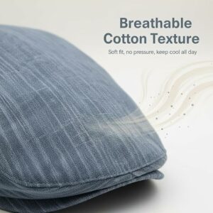 Washed Cotton Flat Cap