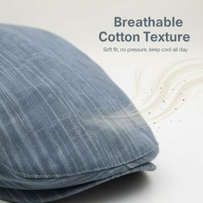 Washed Cotton Flat Cap